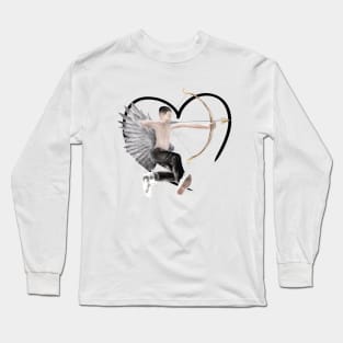 Cupid Takes Aim Long Sleeve T-Shirt